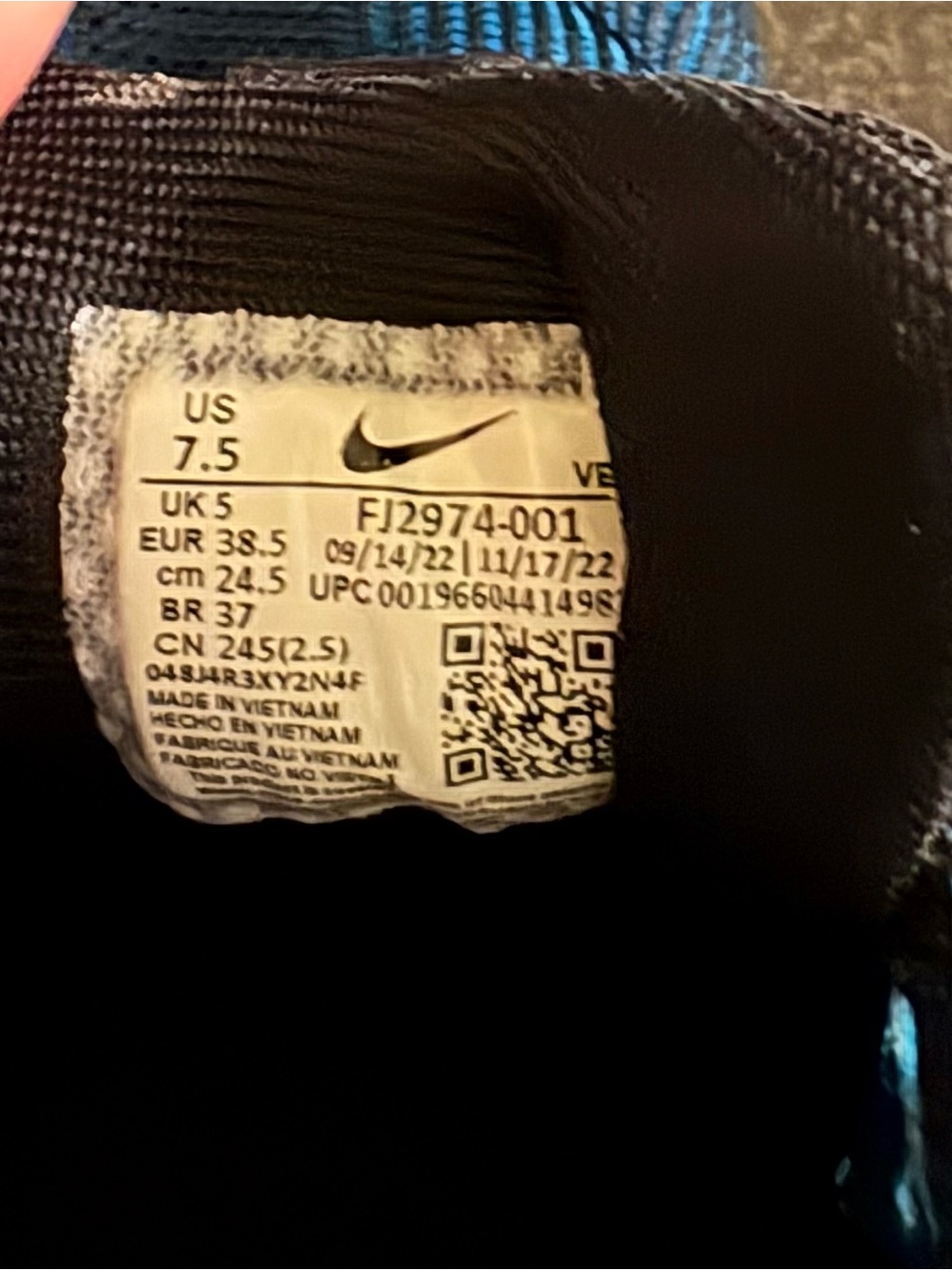 Nike Women’s Pegasus Running Shoes in Teal, Pink & Black Great condition! - Picture 8 of 8